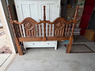 Vintage Queen Headboard