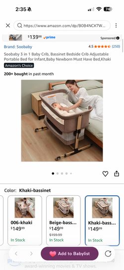 Baby crib and baby bathtub