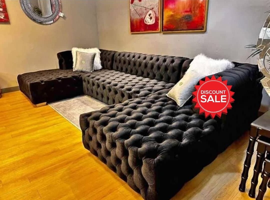 For Sale - Tufted Sectional, Velvet Upholstered!!!Ask for Price !!! Preguntar Por Precio
