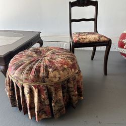 Chair And Ottoman Set
