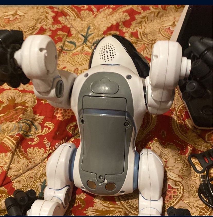 Robot Dog Robot dog # dog # Gucci # Versace # Burberry # Louis Vuitton # Balenciaga # robot # tech # iPhone # technology # shoes # remote # moochie # 