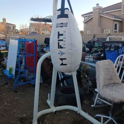 Heavy Punching Bag W/ Heavy Duty Stand With Speed Bag Insert 
