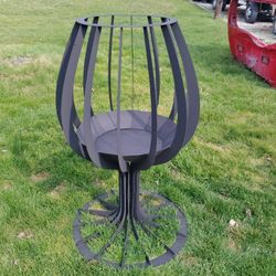 49" Wine Glass Fire Pit 