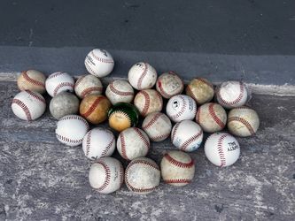 Lots of 26 baseballs