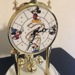 Disney Through The Years Anniversary Style Clock