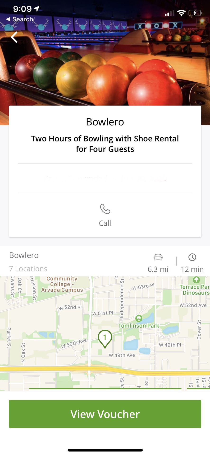 4 Groupons for Bowling @ Bowlero- 2 hrs w shoes for 4 people