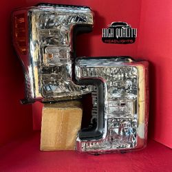 Ford F250 2017. 2019 Headlights.