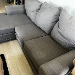 Couch 2 Piece Gray