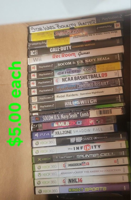 Mixed Games Ps3, Ps2, Psp, Wii, GameCube, Xbox