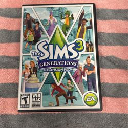 Sims 3 Expansion Pack “Generations” (for MAC)
