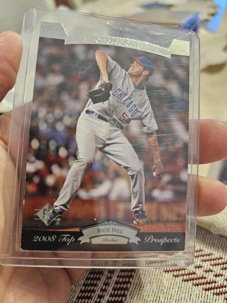 Rich Hill Chicago Cubs 08 Upper Deck SP Top Prospects Rookie Baseball Card 