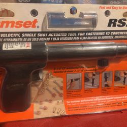 Ramset RS22 powerful low velocity  single shot actuated tool brand new !