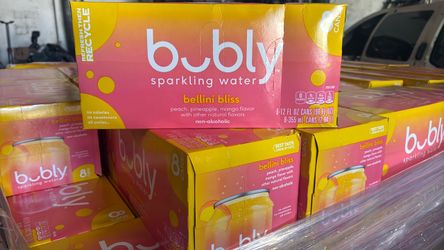 Bubly sparkling water 8 pack cans 4 $10 dlls