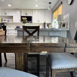 Ashley Furniture Dining Table with 6 Chairs