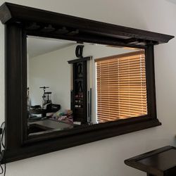 Bar,  Mirror & Chairs