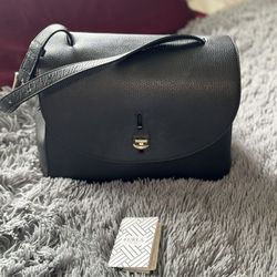 Furla Black Leather Bag 
