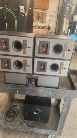 Klipsch reference  series and pioneer  powered  Sub