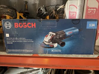 Bosch 5 Inch Angle Grinder with Lock-On Paddle Switch
