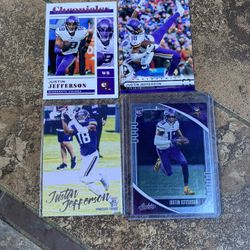 Justin Jefferson Rookie And Inserts