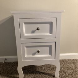 Bedroom Bedside Table, Double Layer Nightstand for Bathroom Kitchen Bedroom 