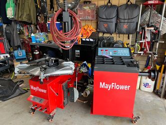 Mayflower tire machine and balancer 1800