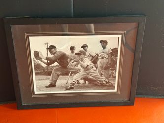 Framed Baseball Picture