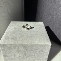 925 Sterling Silver Toe Ring With Stone