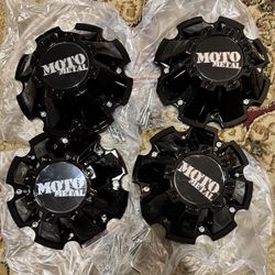 Moto Metal Wheel Rim Center Caps New 