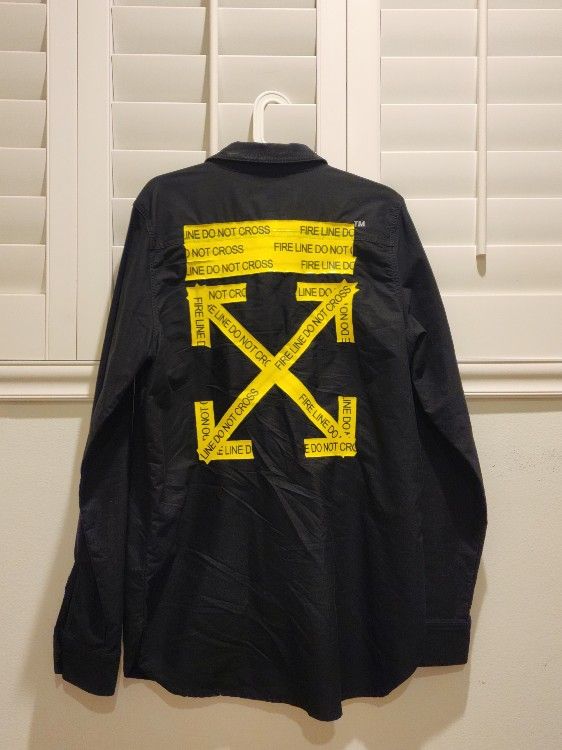 Off White Virgil Abloh button up shirt