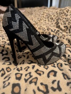Aldo Rhinestone Studded Pumps