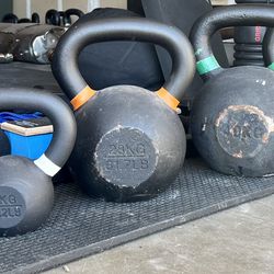 Kettlebells, Used, Various sizes/weights, $1/pound