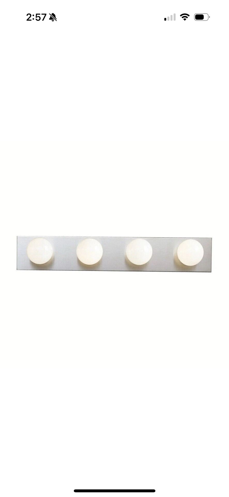Kichler 624 Bath & Vanity 24"W 4-Bulb Bathroom Lighting Fixture