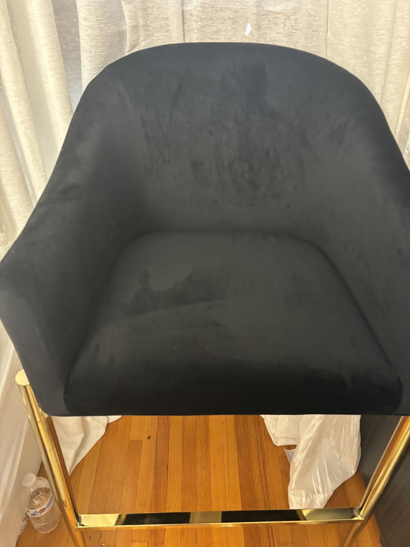 Black And Gold Chair