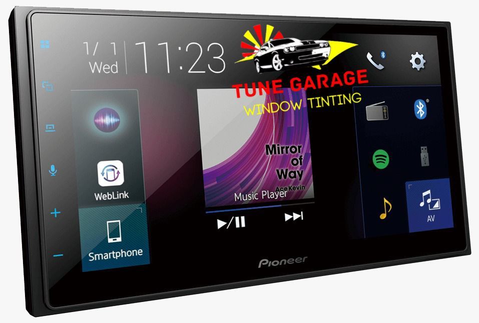 Pioneer  DMH-Z5350BT In-Dash Double-DIN Multimedia AV Receiver with 6.8" Touchscreen Display, Apple CarPlay, Android Auto, WebLink, Built-in B