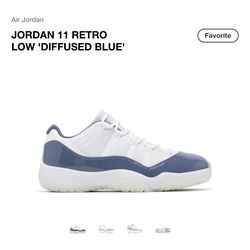 Jordan 11 “diffused blue”
