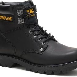 NEW Size 7 Or 10 or 10 wide CAT Men Second Shift Soft Toe Work Boots Caterpillar Cat Footwear