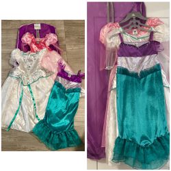 Disney Deluxe Ariel / Little Mermaid Costume,  Size 7/8