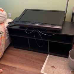 Tv With Mount Amd Black entertainment center