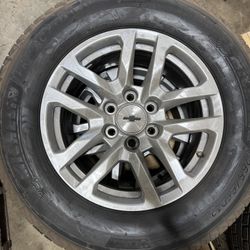Chevrolet 1500 6 Lug 18” Wheels With Tires 295/65/R18