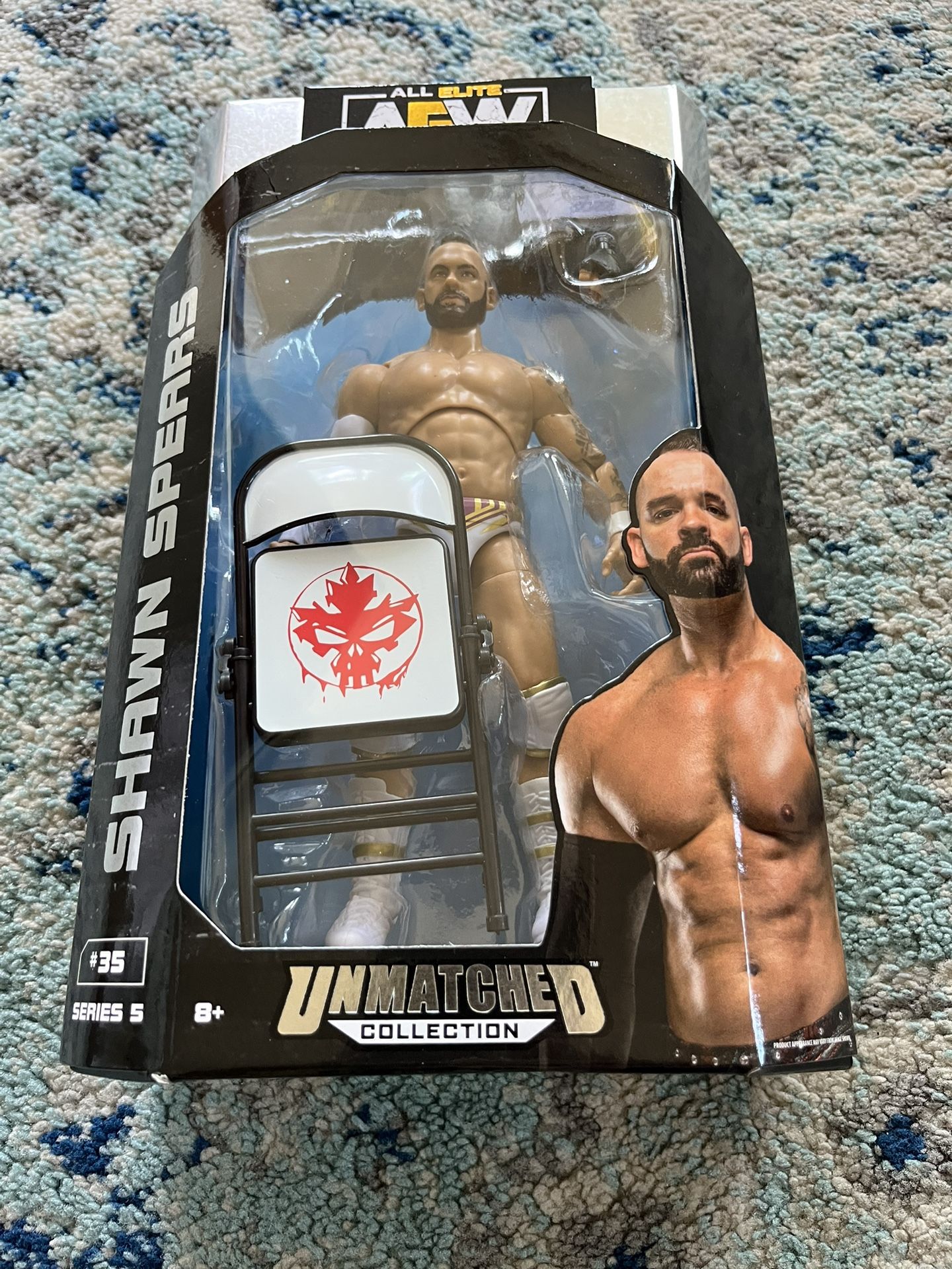 Jazwares AEW Unmatched Collection Shawn Spears Figure
