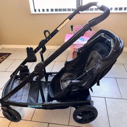 Graco Black Double Stroller 