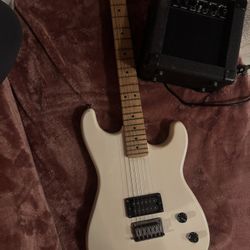 Guitarra Eléctrica Con Amplificador 