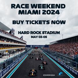 F1 Miami Grand Prix 2024 Tickets 