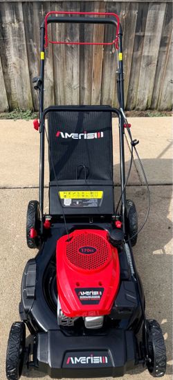 Amerisa 177cc lawnmower, runs well.