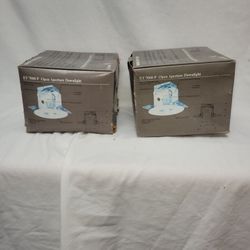 2 RECESSED LIGHTING DOWNLIGHTS