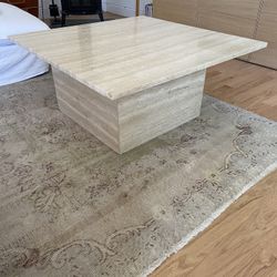 Travertine Coffee Table 39 X 39 X 17