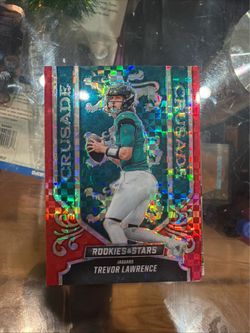 Trevor Lawrence Rookies & Stars Crusade Red Prizm Card
