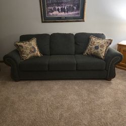 Dark Green Couch