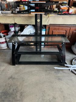 Glass TV Console.