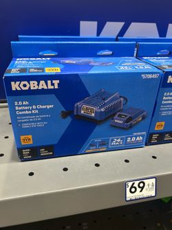 Kobalt 24V 2.0Ah Battery & Charger Combo Kit